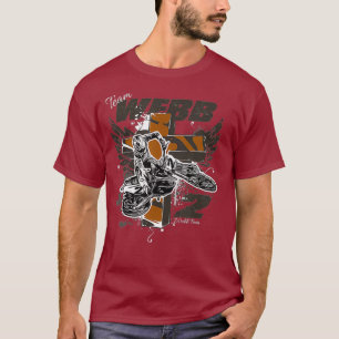 Supercross und Christliches Kreuz des Motocross T-Shirt