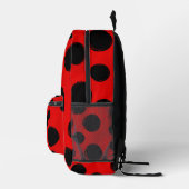 Supercute Ladybug Spots Bedruckter Rucksack (Rechts)