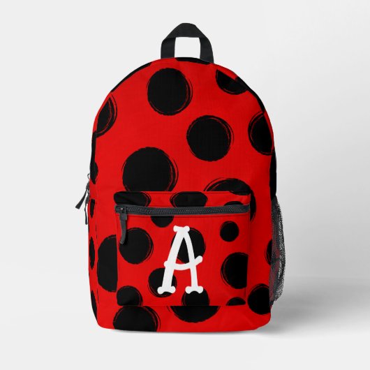 Supercute Ladybug Spots Bedruckter Rucksack (Vorderseite)