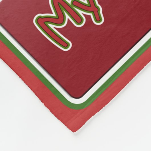 Supercute "Mein erster Schultag" Fleecedecke (Ecke)