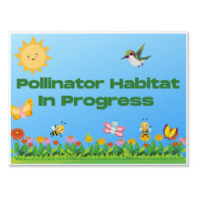 Supercute Pollinator Habitat in Arbeit