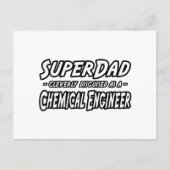 SuperDad.. Chemieingenieur Postkarte (Vorderseite)