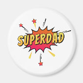 Superdad Comic Retro Pop Art | Magnet (Vorne)