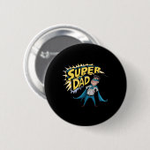 Superdad Funny Superhero Vater Kostüm für F Button (Vorne & Hinten)