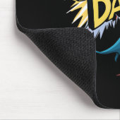 Superdad Funny Superhero Vater Kostüm für F Mousepad (Ecke)
