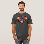 SuperDad liebt Freunde T-Shirt (Vorne ganz)