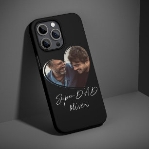 SuperDAD Modern Foto Black Trendy Gift Case-Mate iPhone 14 Hülle