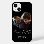 SuperDAD Modern Foto Black Trendy Gift Case-Mate iPhone Hülle (Rückseite)