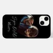 SuperDAD Modern Foto Black Trendy Gift Case-Mate iPhone Hülle (Rückseite (Horizontal))