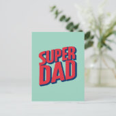 Superdad Postkarte (Stehend Vorderseite)