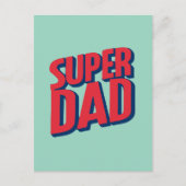 Superdad Postkarte (Vorderseite)