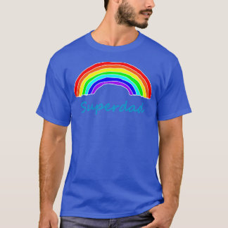 Superdad Rainbow zum Vater am Vatertag T-Shirt