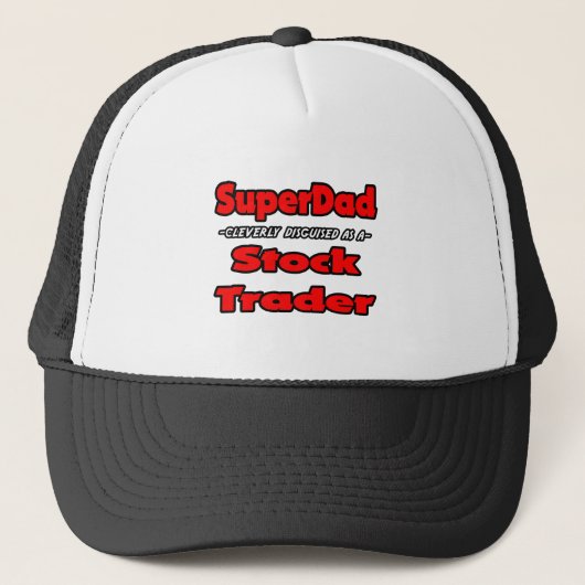 SuperDad...Stock Trader Truckerkappe (Vorderseite)