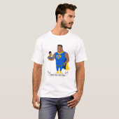 Superdad und Kind - Cartoon T-Shirt (Vorne ganz)