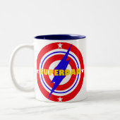 SuperDad Zweifarbige Tasse (Links)