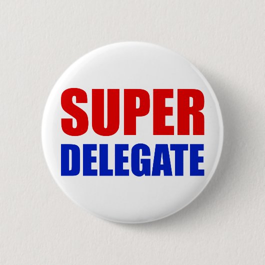 Superdelegierter Button (Vorderseite)