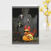 Superdetektiv Davey Ducky Karte (Gelbe Blume)