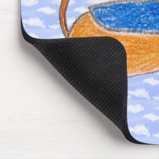 Superdog! (Maggie) Mausunterlage Mousepad (Ecke)