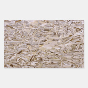 SuperDuper cooler OSB Bau-Sperrholz-Druck Rechteckiger Aufkleber