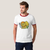 Superdurchschlags-Maskottchen T T-Shirt (Vorne ganz)