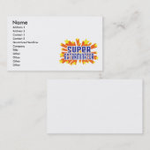 SuperExterminator Visitenkarte (Vorne/Hinten)