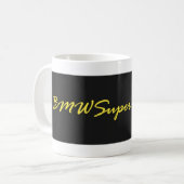 Superfahrrad-Logo-große Tasse (Vorderseite Links)