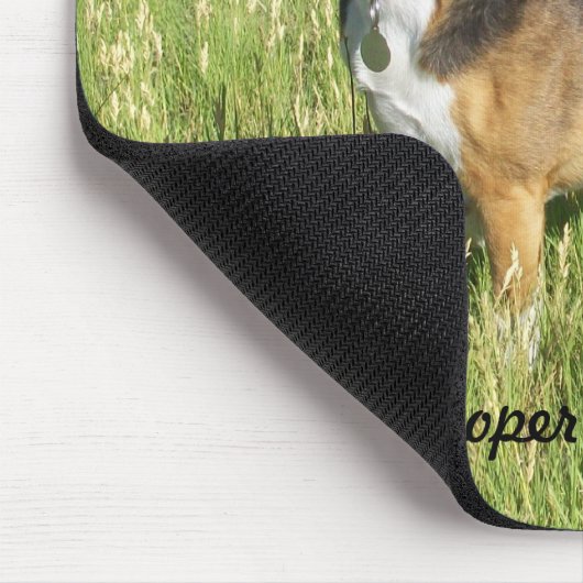 Superfassbinder-Beagle-Mausunterlage Mousepad (Ecke)