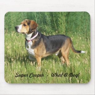 Superfassbinder-Beagle-Mausunterlage Mousepad