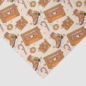 Superfloral Retro Christmas Joy Seidenpapier (Ausschnitt)