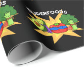 Superfood Funny Gemüse Puppe Geschenkpapier (Rolleneckpunkt)