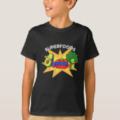 Superfood Funny Gemüse Puppe T-Shirt (Vorderseite)