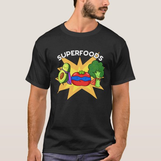 Superfood Funny Gemüse Puppe T-Shirt (Vorderseite)