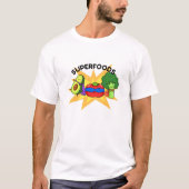 Superfood Funny Gemüse Puppe T-Shirt (Vorderseite)