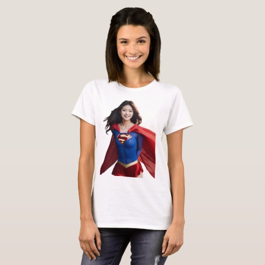 Superfrau Vibes T-Shirt : Fühlen Sie sich Ihre Kra (Vorne ganz)