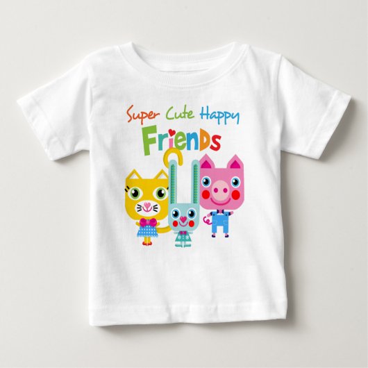 superfriends.png baby t-shirt (Vorderseite)