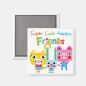 Superfriends.png Magnet (Vorderseite/Rückseite)