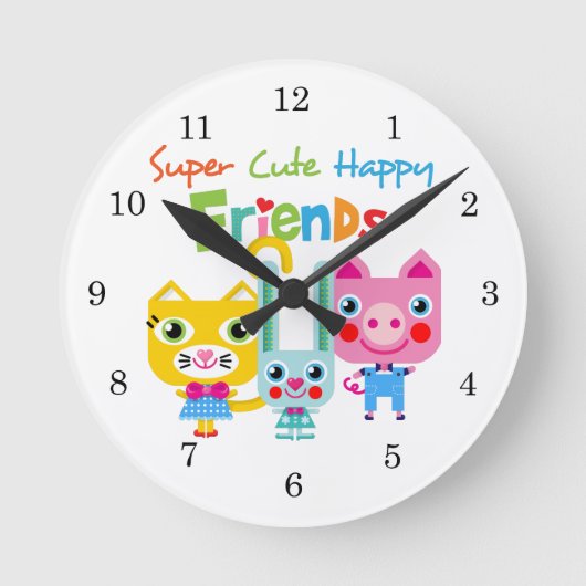 superfriends.png runde wanduhr (Vorderseite)