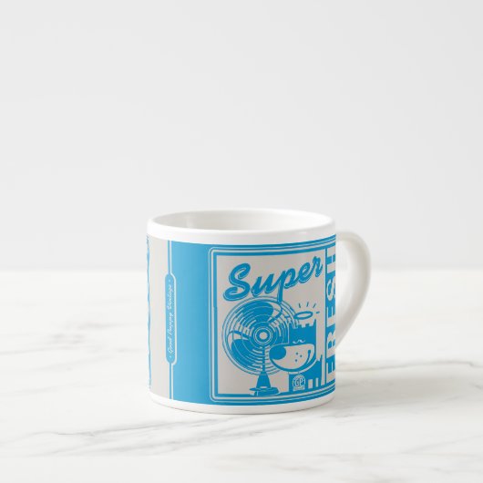 SUPERfrisches Espressotasse (Vorderseite Rechts)