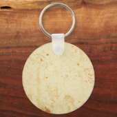 Superfrisches Mehl Tortilla Textur Masa Bueno Schlüsselanhänger (Vorderseite)