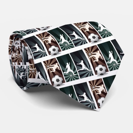 Superfußball Krawatte (Gerollt)