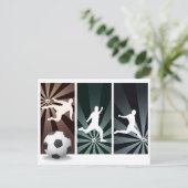 Superfußball Postkarte (Stehend Vorderseite)