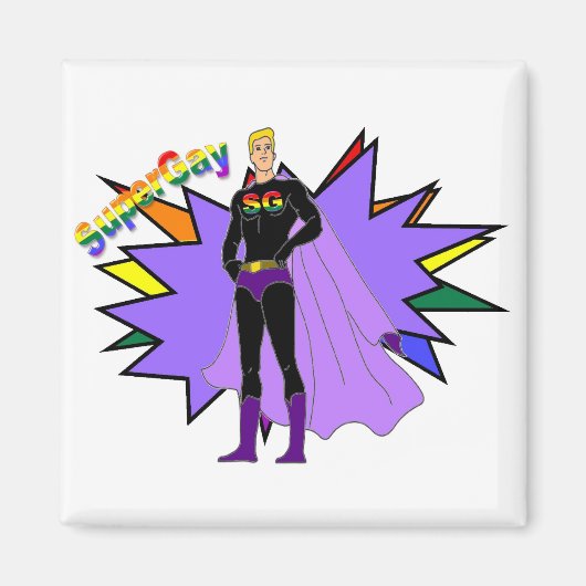 SuperGay! Magnet (Vorne)