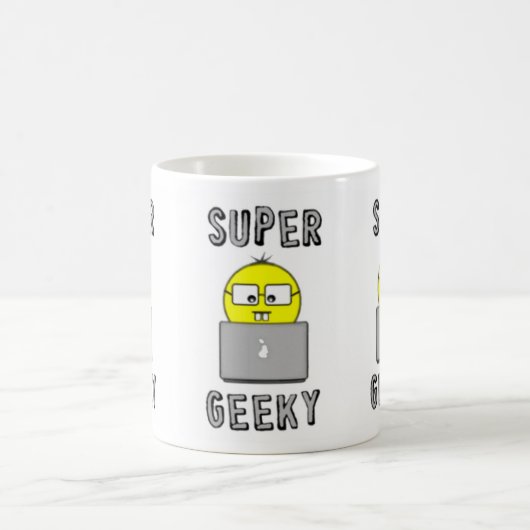 SuperGeektech-Computer-Tasse Kaffeetasse (Mittel)