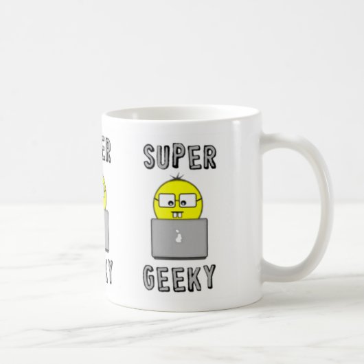 SuperGeektech-Computer-Tasse Kaffeetasse (Rechts)