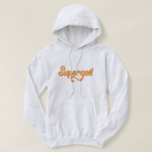 Supergeil German Deutschland Phantastisch Slang Ho Hoodie (Design vorne)