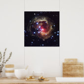 Supergiant Star V838 Monocerotis 12x12 (12x12) Poster (Küche)