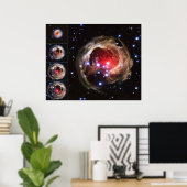 Supergiant Star V838 Monocerotis 20x16 (20x16) Poster (Heimbüro)