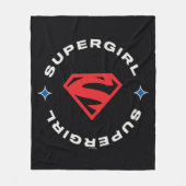Supergirl Age of Heroes Circle S-Shield Fleecedecke (Vorderseite)