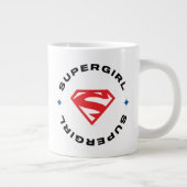 Supergirl Age of Heroes Circle S-Shield Jumbo-Tasse (Rechts)