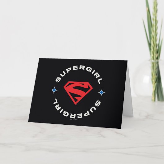 Supergirl Age of Heroes Circle S-Shield Karte (Vorderseite)